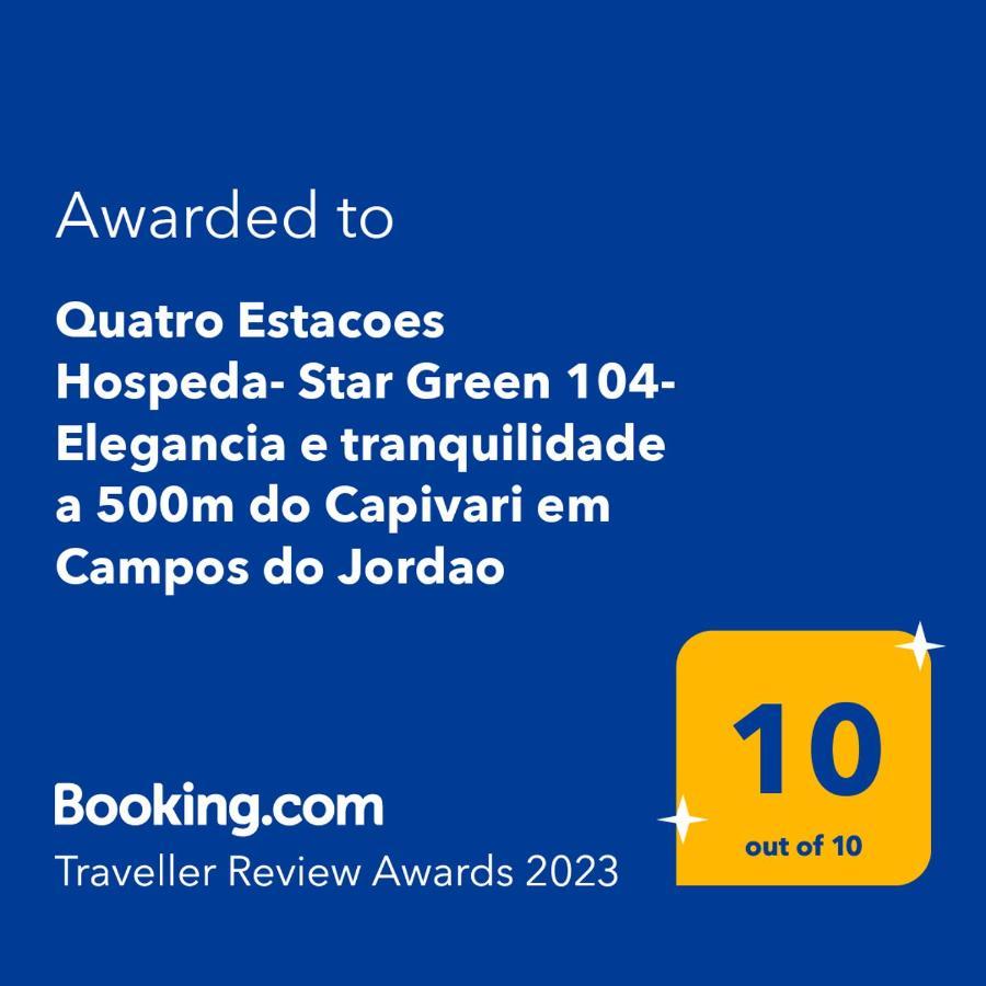 Quatro Estacoes Hospeda- Star Green 104- Elegancia E Tranquilidade A 500M Do Capivari Em Campos Do Jordao Apartment Luaran gambar